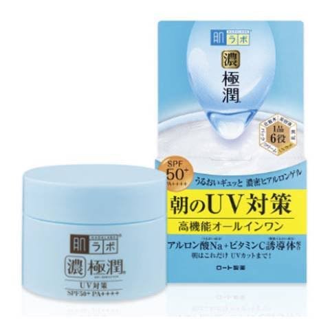 Hadalabo gokujyun premium perfect UV protection white gel (90g)
