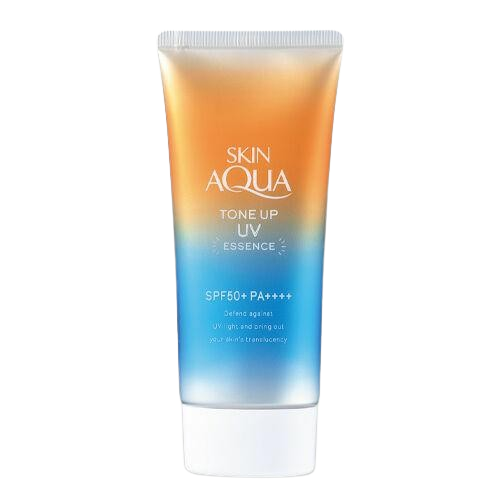 Rohto Skin Aqua Tone Up UV Essence Latte Beige SPF50+ PA++++ 80g