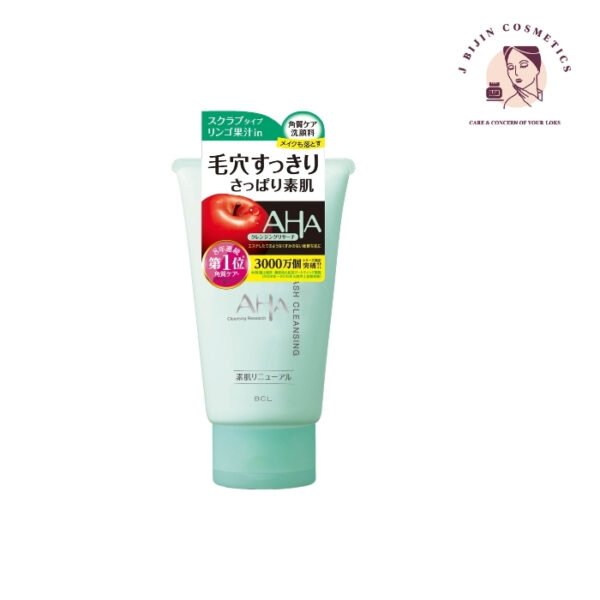 BCL AHA Cleansing Research Wash Cleansing Face Wash with Pore Scrub 120g