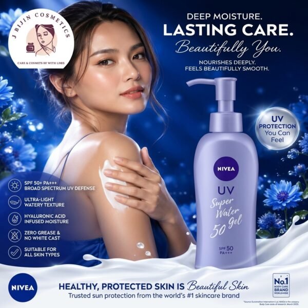 Nivea UV Super Water Gel SPF50+ PA+++ Pump (140g)