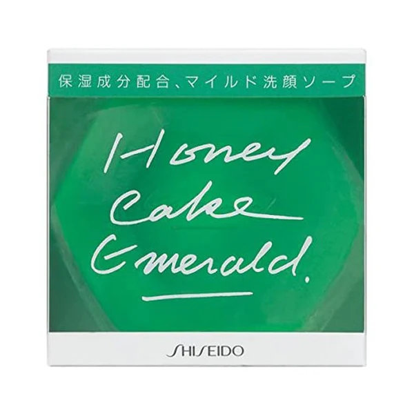 Shiseido Japan Honey Cake Emerald NA Transparent Facial Soap | 100g