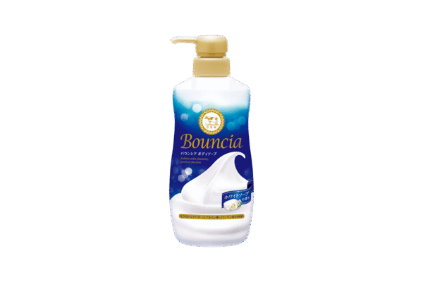 Cow Brand Bouncia Body Soap White Soap - 460ml (Clean & Fresh Luxury Scent)