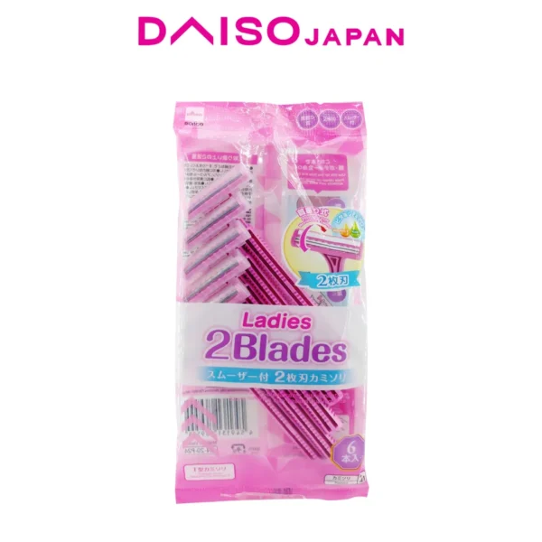 Daiso 2 Blade Razor With Smother (6 Pcs.)