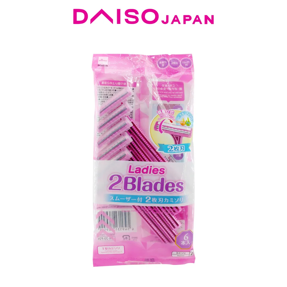 Daiso 2 Blade Razor With Smother (6 Pcs.)