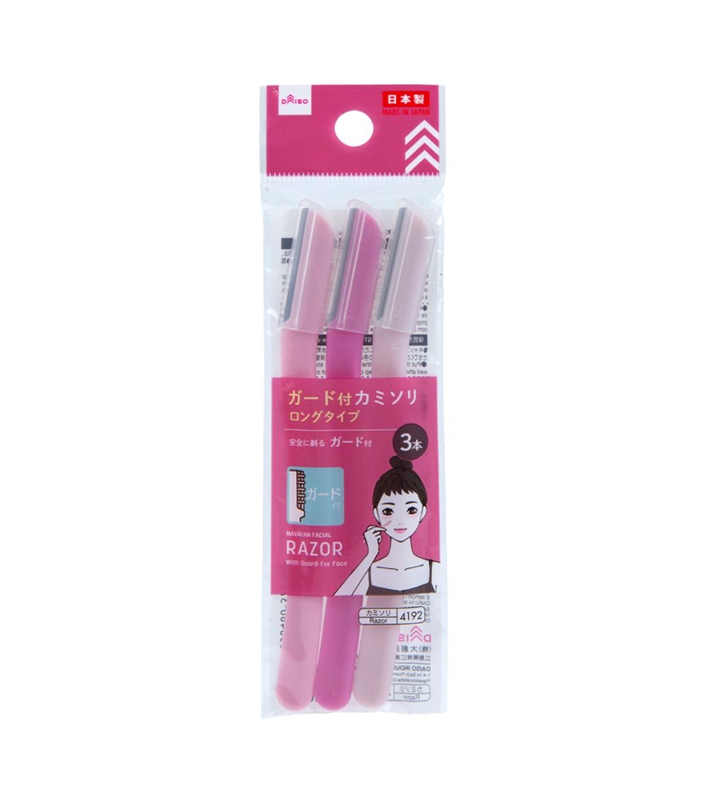 Daiso Facial Razor for Women-3 Pcs.